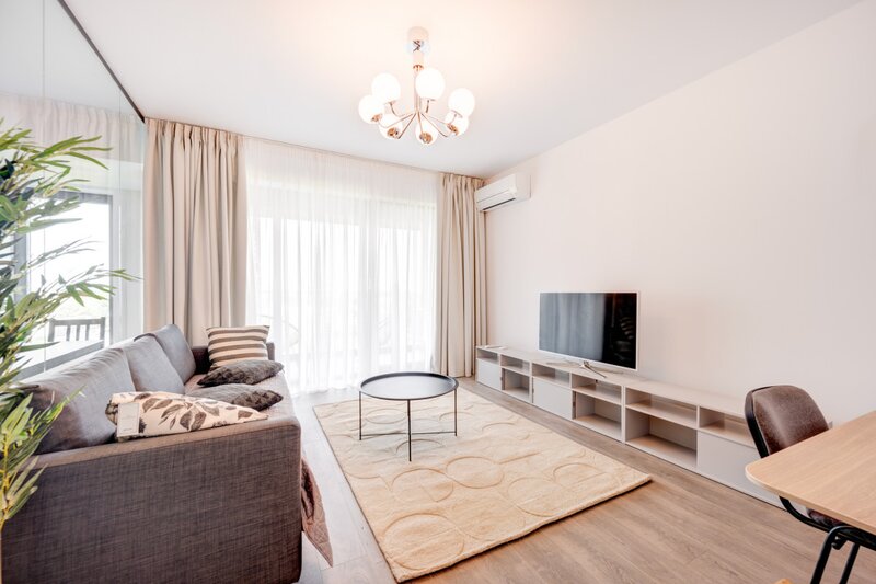 Pipera, complet mobilat si utilat, garaj, bucatarie inchisa